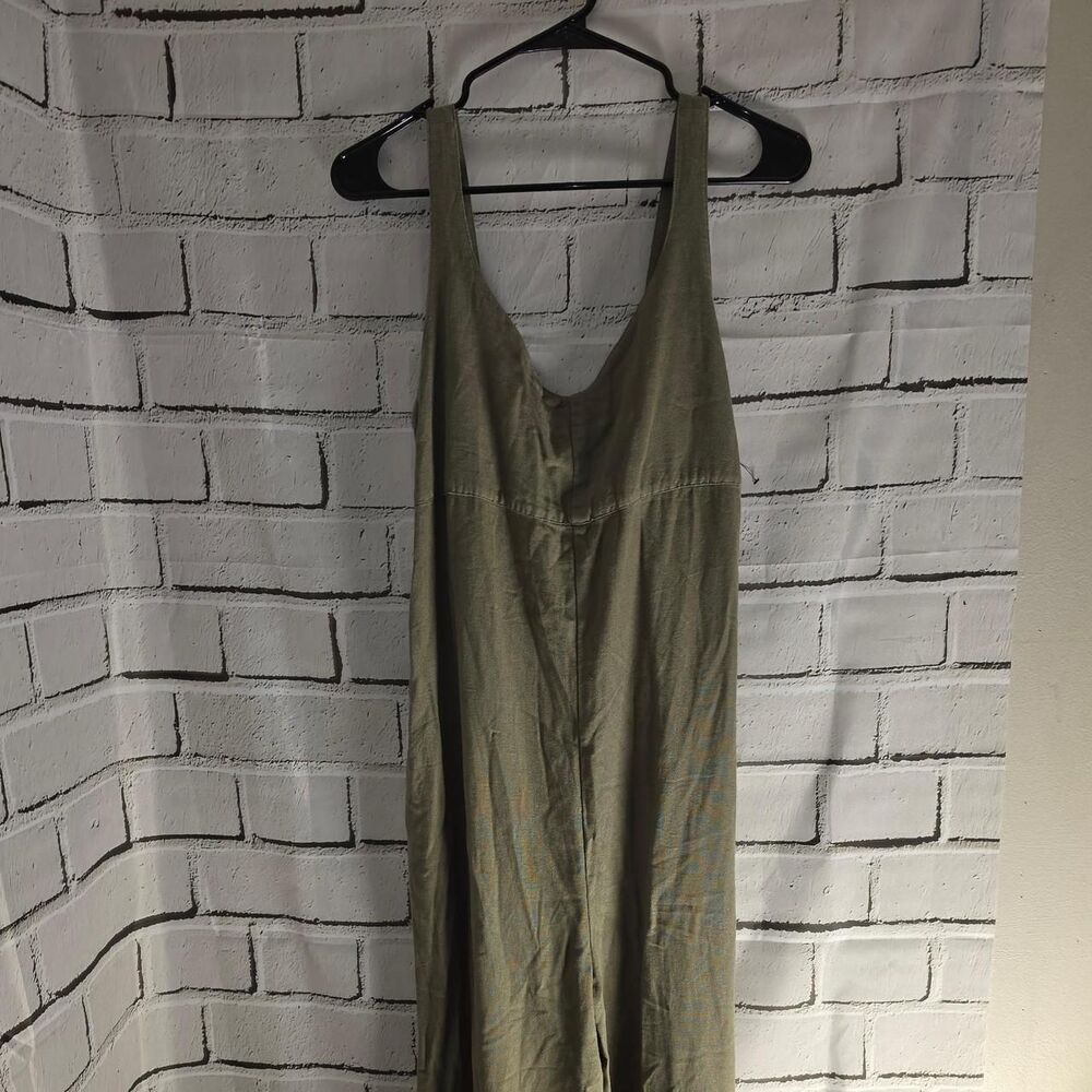 Unbranded Women's Green and Khaki Jumpsuit